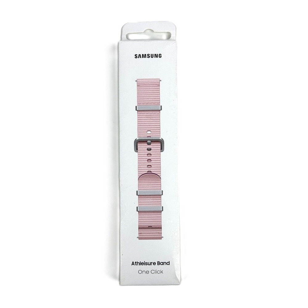 Samsung Galaxy Watch 7 Athleisure Band Nylon Strap One Click S/M - Pink